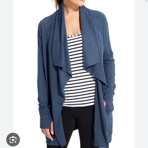 Athleta Deep Blue Women's Studio Wrap